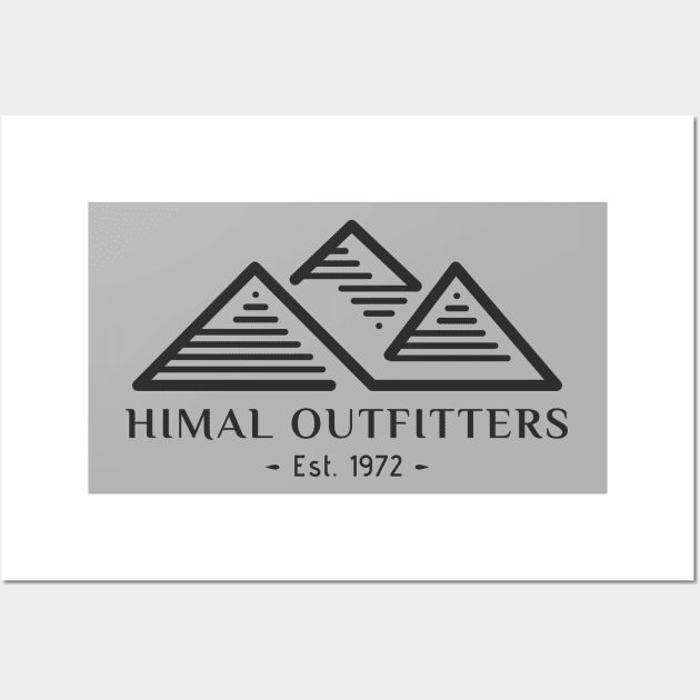 Himal Outfitters - Dark Wall Art by footloosefabric